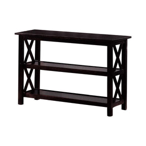 Rachelle Sofa Table with 2-shelf Deep Merlot - Sofa Table - Half Price Furniture