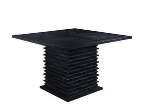 Stanton Square Counter Table Black Stanton Square Counter Table Black Half Price Furniture