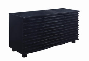 Stanton 3-drawer Rectangular Server Black - Half Price Furniture
