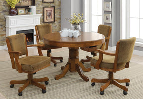 Mitchell Upholstered Game Chair Olive-brown and Amber - Gaming Chair - Half Price Furniture