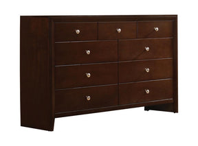 Serenity Rectangular 9-drawer Dresser Rich Merlot - Half Price Furniture