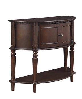 Brenda Console Table with Curved Front Brown Half Price Furniture