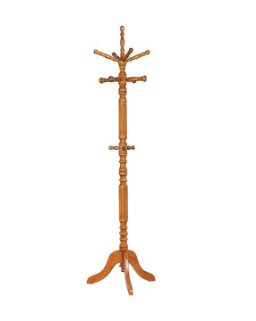 Achelle Coat Rack with 11 Hooks Golden Brown - Coat Rack - Half Price Furniture