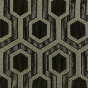 Jansen Hexagon Patterned Accent Chair Grey and Black - Accent Chair - Half Price Furniture