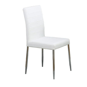 Maston Upholstered Dining Chairs White (Set of 4) Maston Upholstered Dining Chairs White (Set of 4) Half Price Furniture