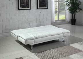 Dilleston Tufted Back Upholstered Sofa Bed Half Price Furniture
