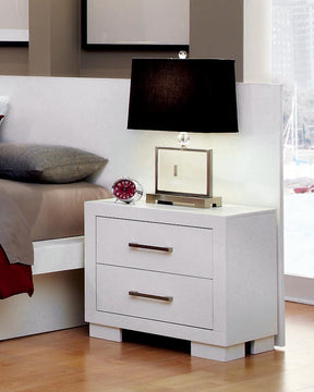 Jessica 2-drawer Nightstand White - Nightstand - Half Price Furniture