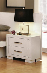 Jessica Nightstand Panels White (Set of 2)  Half Price Furniture