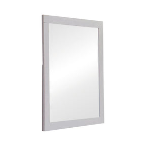 Jessica Rectangular Dresser Mirror White - Mirror - Half Price Furniture