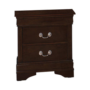 Louis Philippe 2-drawer Nightstand Cappuccino - Nightstand - Half Price Furniture