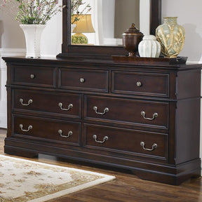 Cambridge 7-drawer Rectangular Dresser Cappuccino  Half Price Furniture