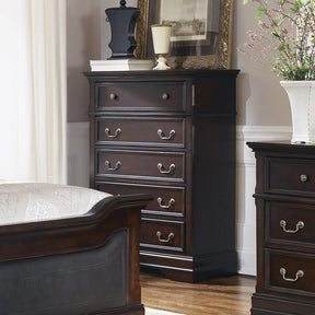 Cambridge 5-drawer Rectangular Chest Cappuccino - Chest - Half Price Furniture
