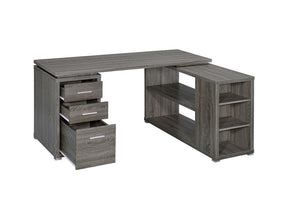 Yvette L-shape Office Desk - Desk - Half Price Furniture