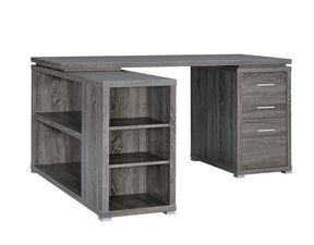 Yvette L-shape Office Desk - Desk - Half Price Furniture