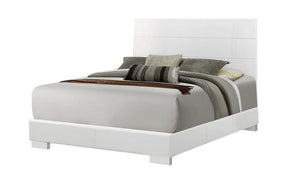 Felicity Eastern King Panel Bed Glossy White Felicity Eastern King Panel Bed Glossy White Half Price Furniture