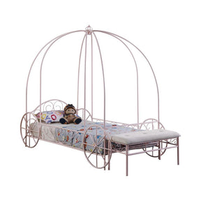Massi Twin Canopy Bed Powder Pink - Half Price Furniture