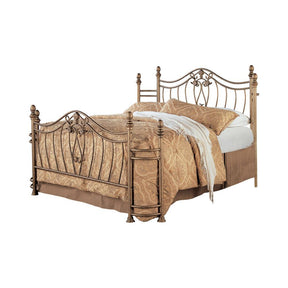 Sydney Eastern King Bed Antique Brushed Gold Sydney Eastern King Bed Antique Brushed Gold Half Price Furniture