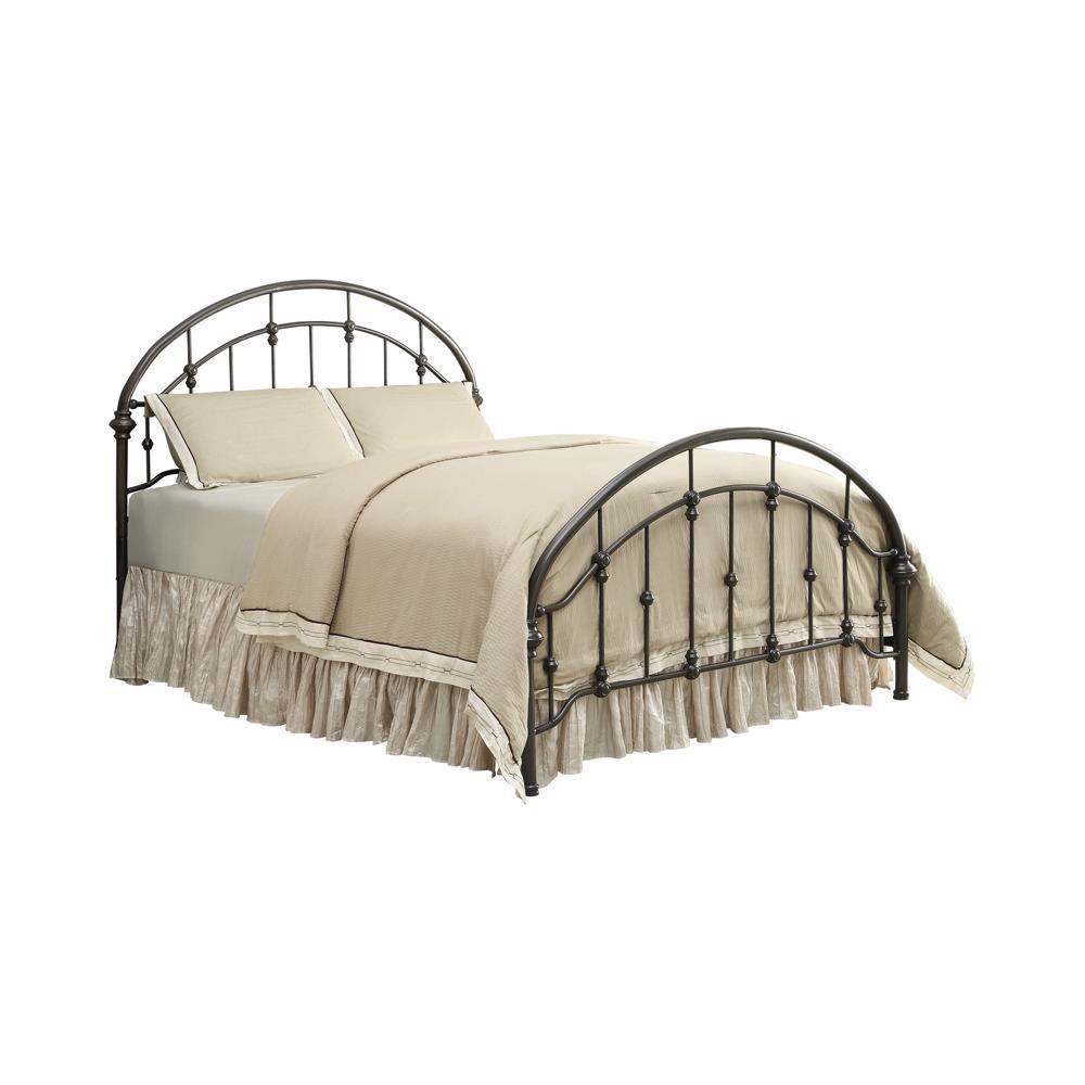 Rowan Queen Bed Dark Bronze - Half Price Furniture