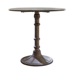 Oswego Round Bistro Dining Table Bronze - Dining Table - Half Price Furniture