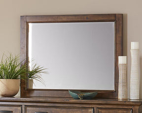 Elk Grove Rectangular Dresser Mirror Vintage Bourbon - Mirror - Half Price Furniture