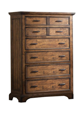 Elk Grove 7-drawer Chest Vintage Bourbon - Chest - Half Price Furniture