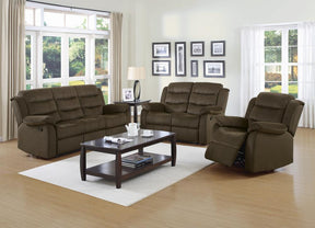 Rodman Pillow Top Arm Motion Loveseat Olive Brown - Loveseat - Half Price Furniture