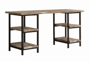 Kemper 4-shelf Writing Desk Salvaged Cabin - Desk - Half Price Furniture