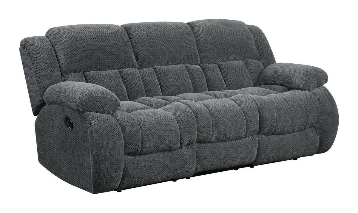 Weissman Pillow Top Arm Motion Sofa Charcoal - Half Price Furniture