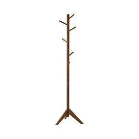 Devlin Coat Rack with 6 Hooks Walnut - Half Price Furniture