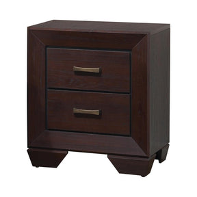 Kauffman 2-drawer Nightstand Dark Cocoa - Nightstand - Half Price Furniture