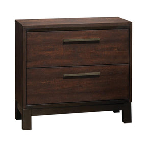 Edmonton 2-drawer Nightstand Rustic Tobacco - Nightstand - Half Price Furniture