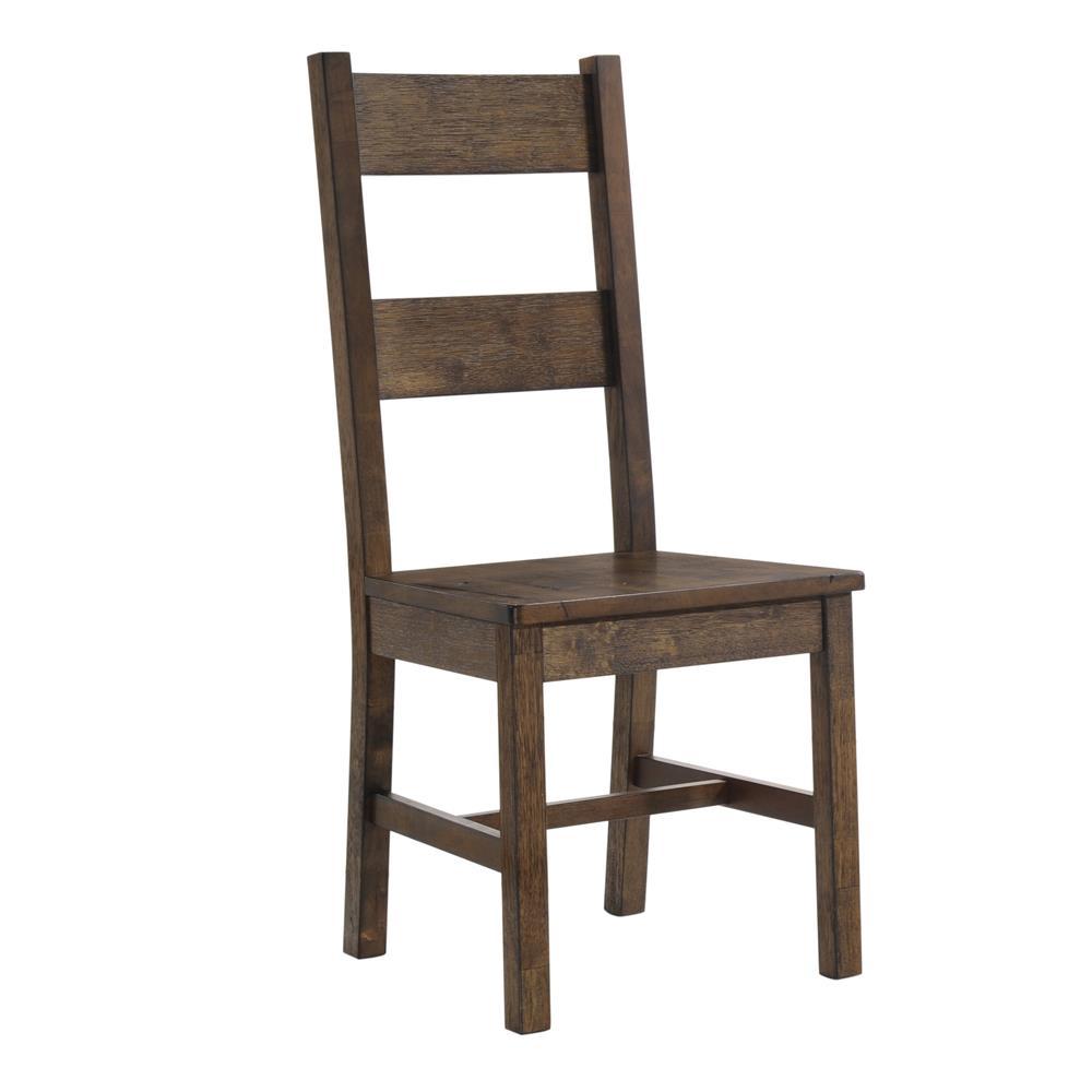 Coleman Dining Side Chairs Rustic Golden Brown (Set of 2)  Half Price Furniture