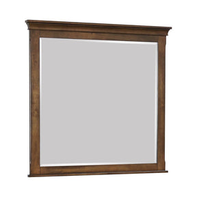 Franco Rectangular Dresser Mirror Burnished Oak - Mirror - Half Price Furniture