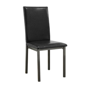 Garza Upholstered Dining Chairs Black (Set of 2) - Dining Chair - Half Price Furniture