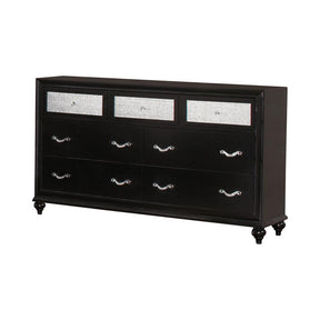 Barzini 7-drawer Rectangular Dresser Black - Dresser - Half Price Furniture