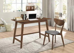 Karri 2-piece Writing Desk Set Walnut - Desk - Half Price Furniture