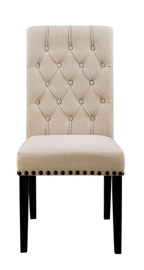 Alana Upholstered Side Chairs Beige and Smokey Black (Set of 2) Alana Upholstered Side Chairs Beige and Smokey Black (Set of 2) Half Price Furniture