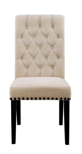 Alana Upholstered Side Chairs Beige and Smokey Black (Set of 2) - Dining Chair - Half Price Furniture