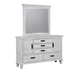 Franco 5-drawer Dresser Antique White Franco 5-drawer Dresser Antique White Half Price Furniture