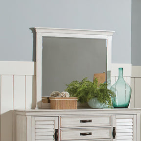 Franco Rectangular Dresser Mirror Antique White - Mirror - Half Price Furniture