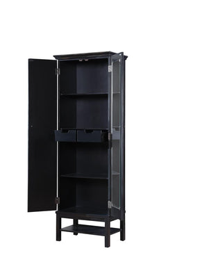Lovegood 2-door Accent Cabinet Rich Brown and Black Half Price Furniture