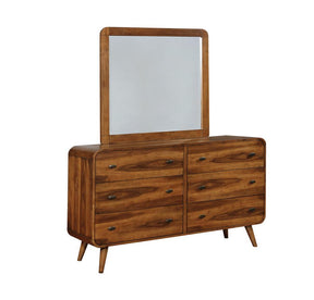 Robyn Rectangular Dresser Mirror Dark Walnut - Mirror - Half Price Furniture