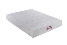 Key Twin Long Memory Foam Mattress White - Half Price Furniture