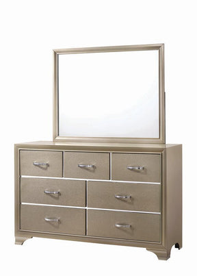 Beaumont Rectangular Dresser Mirror Champagne - Mirror - Half Price Furniture