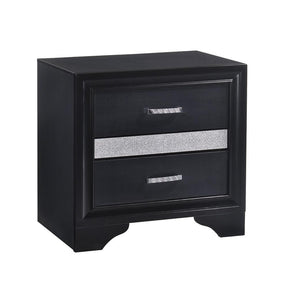 Miranda 2-drawer Nightstand Tray Black - Nightstand - Half Price Furniture