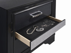 Miranda 2-drawer Nightstand Tray Black - Half Price Furniture