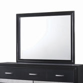 Miranda Rectangular Dresser Mirror Black Half Price Furniture