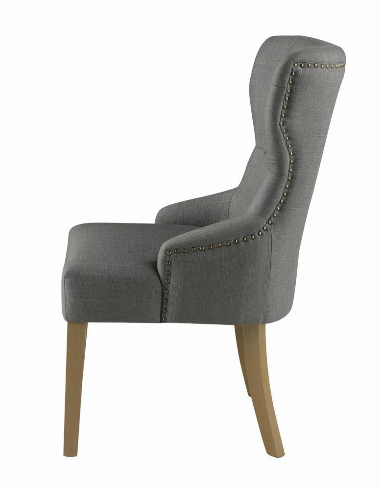 Baney Tufted Upholstered Dining Chair Grey - Half Price Furniture