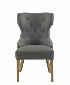 Baney Tufted Upholstered Dining Chair Grey - Dining Chair - Half Price Furniture
