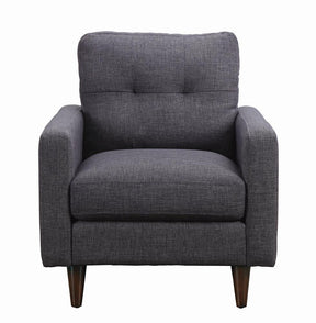 Watsonville Tufted Back Chair Grey Watsonville Tufted Back Chair Grey Half Price Furniture